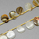 Tigerskin Glass Bead Strands G-R195-08-1