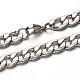 304 Stainless Steel Curb Chain Necklaces NJEW-L353-35-1