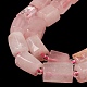 Fili di perline quarzo roso  naturale  G-M403-B18-5