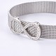 Bracelets unisexes de bande de montre en 304 acier inoxydable BJEW-L655-029-3