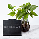 Gorgecraft木製黒板ディスプレイ  掲示板用  消去可能な筆記板  家の装飾のための  ホテル  バー  ブラック  154x10x140mm DJEW-GF0001-44-4