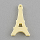 Solid Color Plastic Resin Eiffel Tower Pendants CRES-Q137-04-2