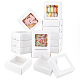 Квадратные подарочные коробки для хранения крафт-бумаги CON-WH0095-100C-01-1
