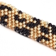 Bracelets ajustables tressés de perles de rocaille en verre BJEW-D442-10-2