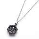 304 Stainless Steel Pendant Necklaces STAS-I099-19-3