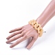Bracelets en acrylique de style imitation de pierres précieuses BJEW-JB04583-01-4