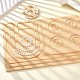 Rectangle Wood Bracelet Design Boards TOOL-YWC0003-04-6