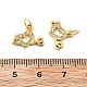 Латунные микро проложить кубического циркония подвески KK-C092-24H-G-3