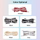 Superfindings 5 пара 5 цвета двухцветные плоские плетеные шнурки из полиэстера DIY-FH0005-41B-02-3