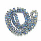 Chapelets de perles en verre électroplaqué EGLA-Q094-A15-2