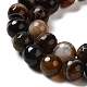 Natural Striped Agate/Banded Agate Beads Strands G-A246-8mm-11-4