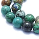 Chapelets de perles en chrysocolle naturelle G-E561-17-12mm-3