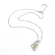 Ожерелья с подвесками из светящегося сплава NJEW-F284-06B-3