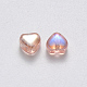 Perles de verre peintes par pulvérisation transparent GLAA-R211-02-D03-2