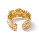 Ионное покрытие (ip) 304 открытое манжетное кольцо из нержавеющей стали для женщин RJEW-C045-22G-3