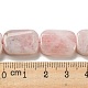 Natürlichen Rosenquarz Perlen Stränge G-M420-M03-02-5
