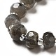 Chapelets de perles en labradorite naturelle  G-G980-03-4