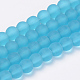 Chapelets de perles en verre transparente   GLAA-Q064-07-6mm-1