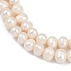Нити из натурального культивированного пресноводного жемчуга PEAR-I007-07Y-06A-4