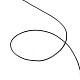弾性水晶の線  伸縮性のあるストリングビーズコード  ビーズジュエリー作り  ブラック  0.4mm  約21.87ヤード（20m）/ロール EW-S003-0.4mm-02-3