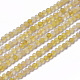 Perles en opale jaune naturelle G-F596-24-3mm-1