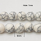 Kunsttürkisfarbenen Perlen Stränge TURQ-H038-6mm-XXS03-2