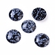 Natural Snowflake Obsidian Cabochons X-G-L510-12E-06-1