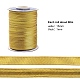 OLYCRAFT 87 Yard Fold Bias Tape Polyester Ribbon OCOR-WH0032-26B-2