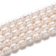 Fili di perle di perle d'acqua dolce coltivate naturali PEAR-L033-85-01-1