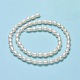 Fili di perle di perle d'acqua dolce coltivate naturali PEAR-J006-15A-01-3