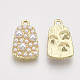 Pendentifs en plastique imitation perle ABS PALLOY-T071-009-2