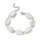 Bracelets de cheville en perles acryliques pour femmes BJEW-JB09370-1