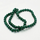 Chapelets de perles rondes en jade de Mashan naturelle G-D263-10mm-XS26-2