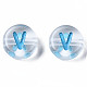 Transparent Clear Acrylic Beads MACR-N008-56V-3