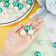 PandaHall Elite 60Pcs 3 Colors Custom Resin Imitation Pearl Beads RESI-PH0001-90-3