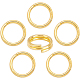Benecreat anillos partidos de latón KK-BC0002-22-1