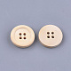 4-Hole Wooden Buttons WOOD-S055-08A-2
