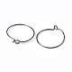 Brass Earrings Hoops X-EC067-1B-2