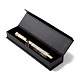 Natural Quartz Crystal Brass Pens AJEW-M209-07G-4
