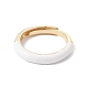 Verstellbarer Ring aus Emaille RJEW-F124-08E-G-2