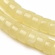 Natürliche Zitronen Jade Perlen Stränge G-F631-A23-3