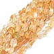Chapelets de perles de citrine naturelle G-D0004-A02-07-1