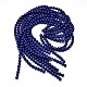 Lapis lazuli teints perles rondes brins X-G-N0139-01-8mm-2