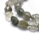 Chapelets de perles en quartz de rutile naturel G-O170-37-3