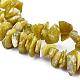 Brins de perles de jade naturel G-M205-30-1-3