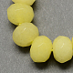 Hebras de abalorios de jade natural de G-R171-2x4mm-M-01-2