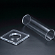 Présentoirs d'anneaux de cheveux en acrylique transparent OHAR-PW0001-135A-2