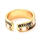 Золотые кольца-каффы от сглаза для женщин KK-G404-07-3