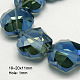Electroplate Glass Beads EGLA-D027-07-1