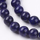 Lapis naturels teints brins de perles lazuli G-R173-8mm-01-3